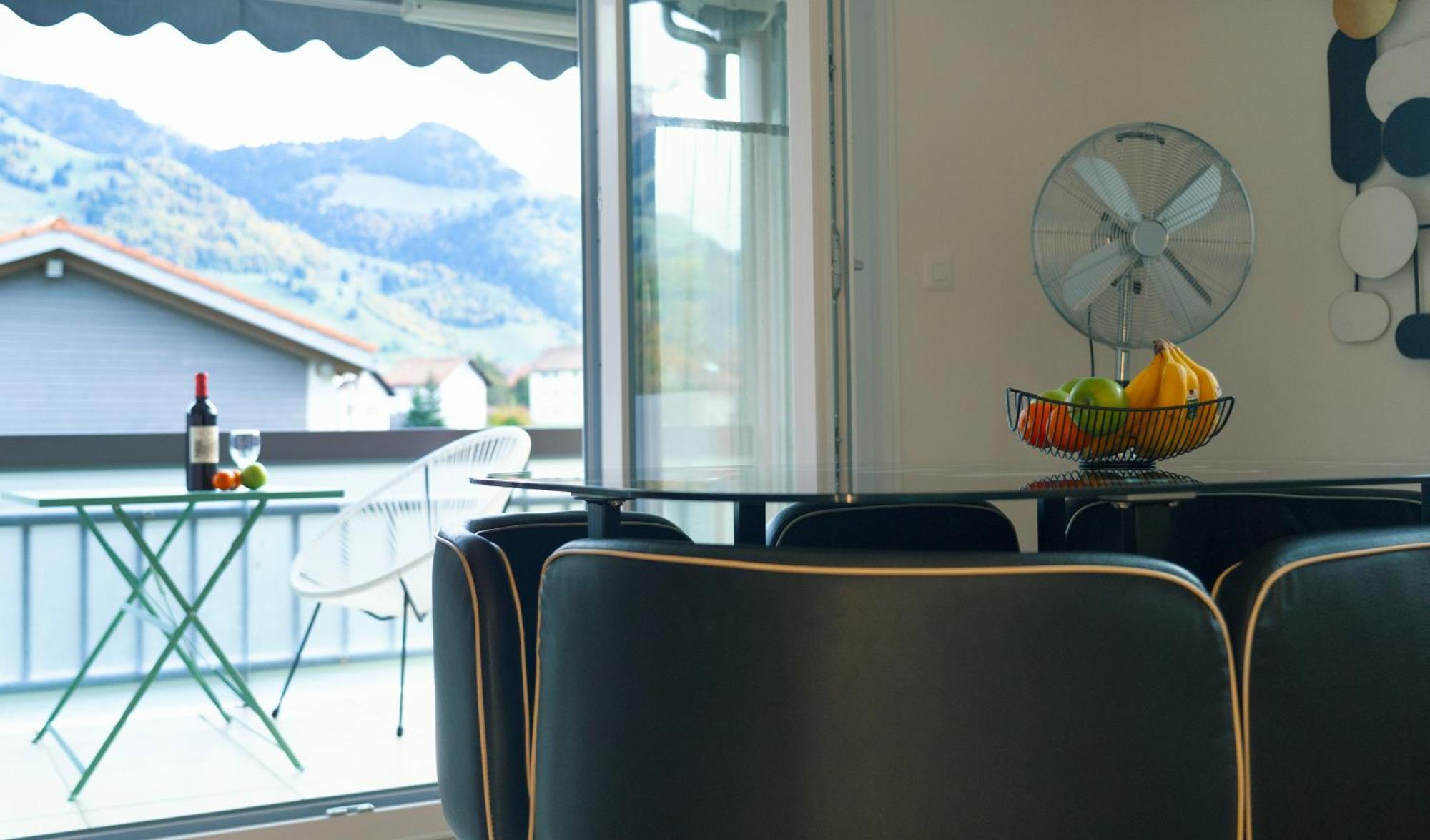 Gruyere Alpes Appartement 3 Chambres Bbq Parking Neirivue Екстериор снимка
