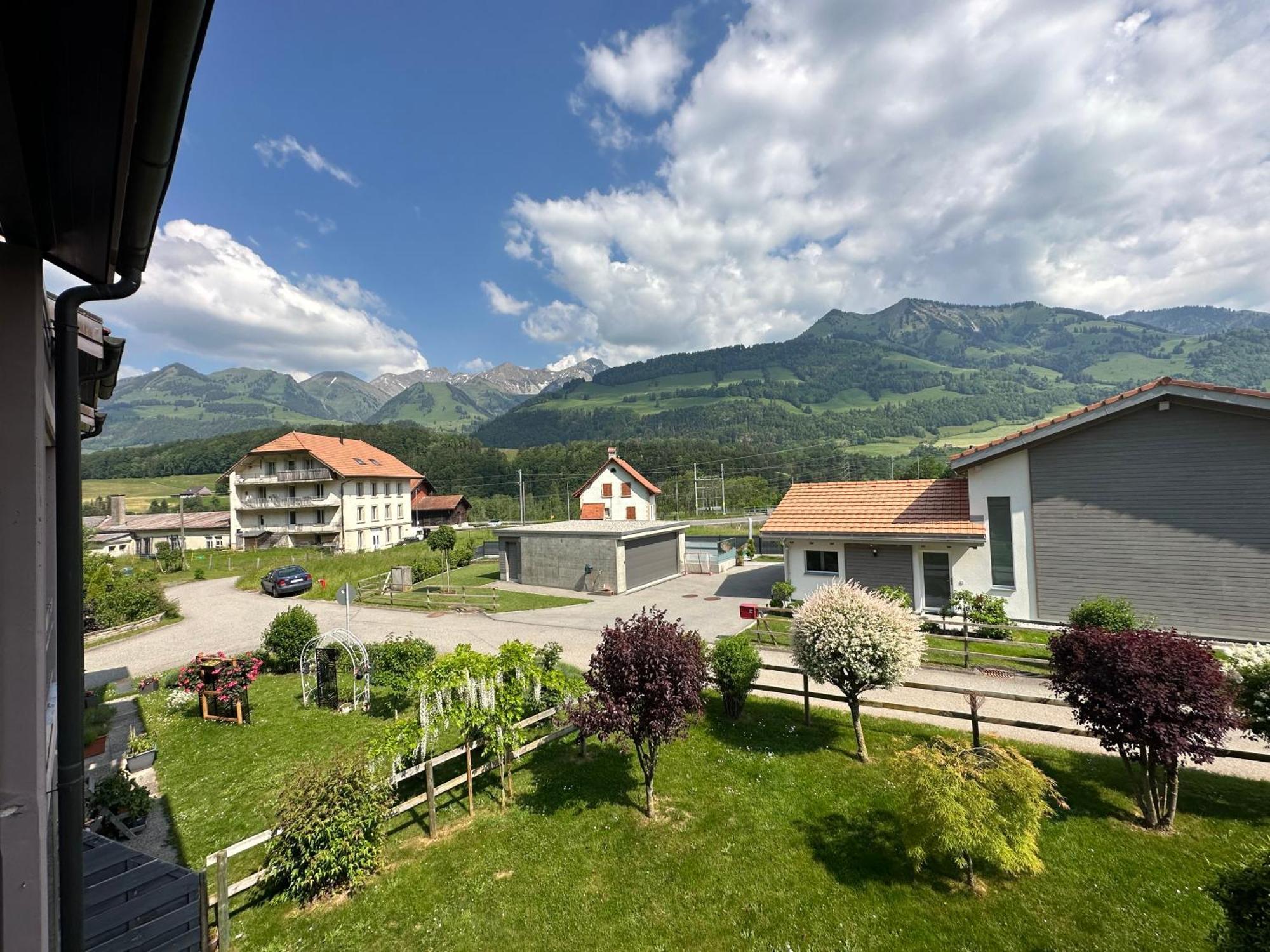 Gruyere Alpes Appartement 3 Chambres Bbq Parking Neirivue Екстериор снимка