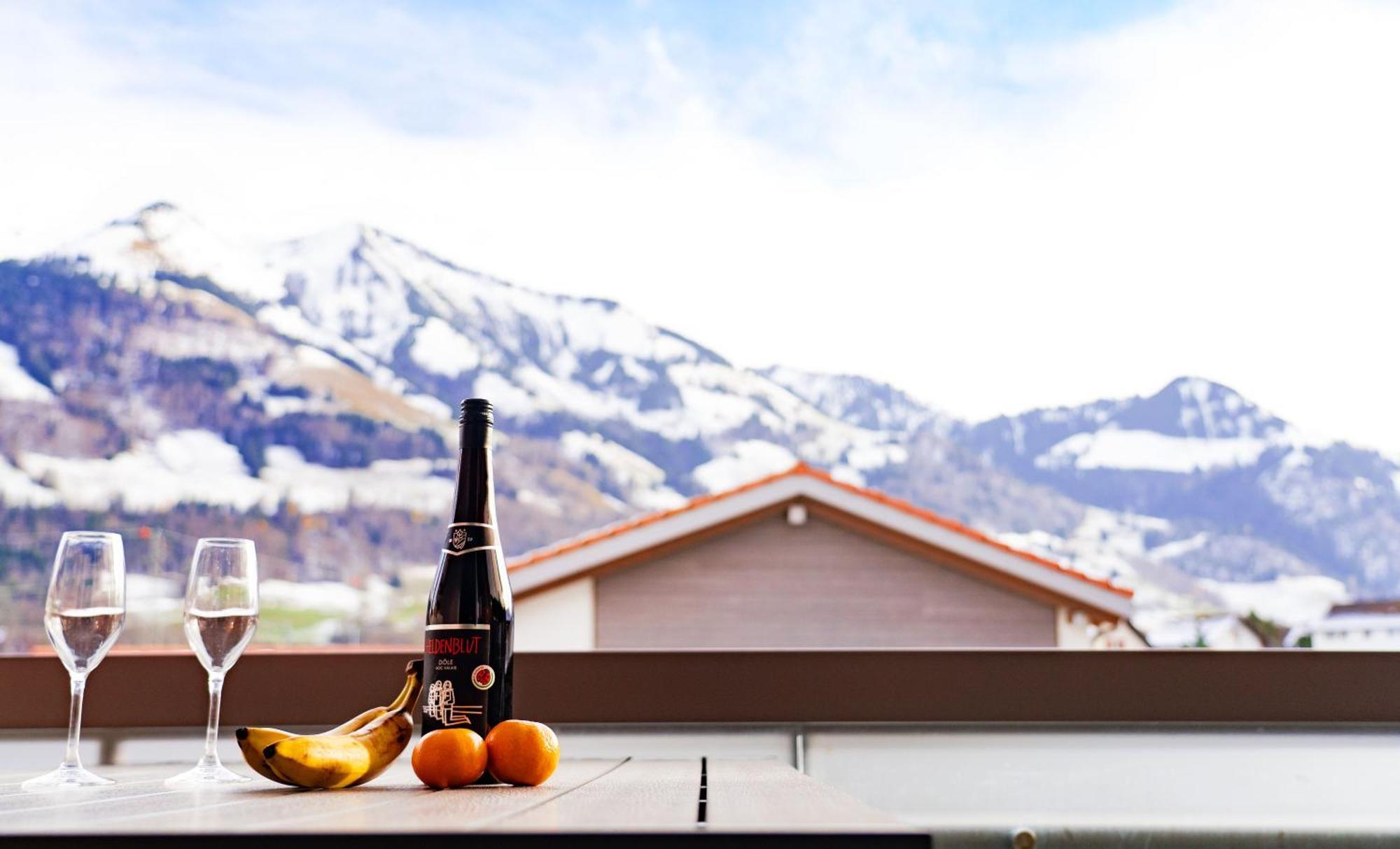 Gruyere Alpes Appartement 3 Chambres Bbq Parking Neirivue Екстериор снимка